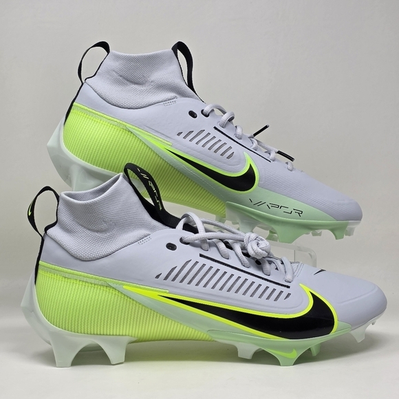 Nike Vapor Edge Pro 360 2 Cleats Mens Sz 10.5 Pure Platinum Green DA5456-004 New main image 6